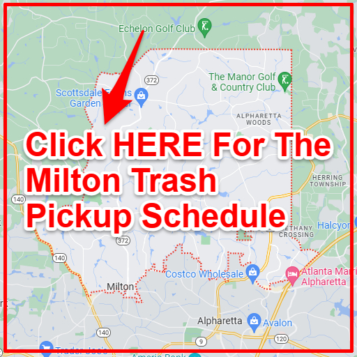 Milton Trash Collection Map
