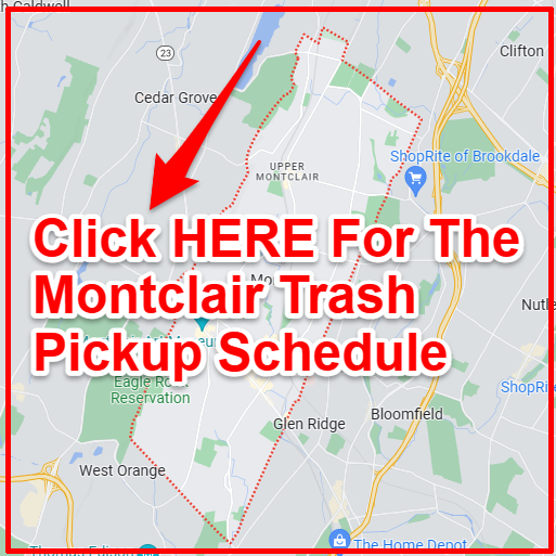 Montclair Trash Collection Map