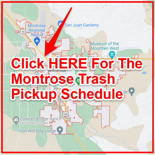 Montrose Trash Collection Map