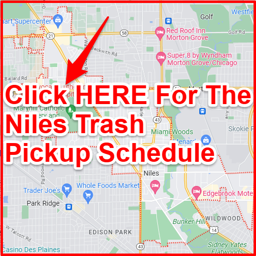 Niles Trash Collection Map
