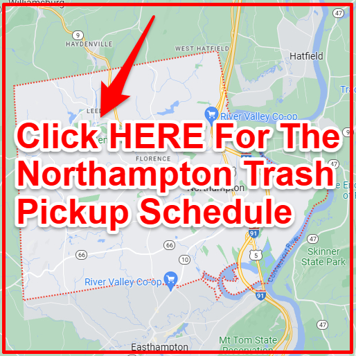 Northampton Trash Collection Map