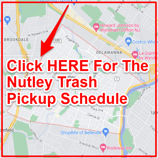 Nutley Trash Collection Map