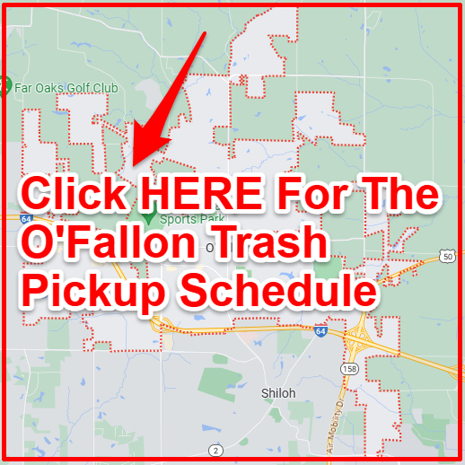 O'Fallon Trash Collection Map