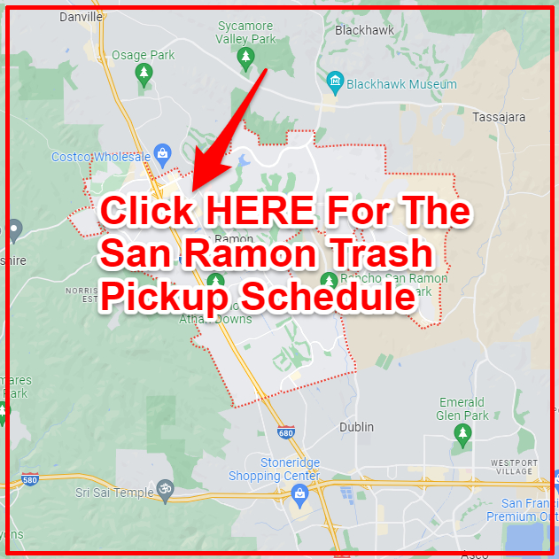 San Ramon Obispo Trash Collection Map