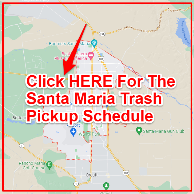 Santa Maria Obispo Trash Collection Map
