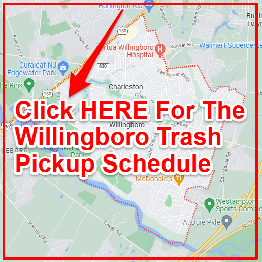 Willingboro Trash Collection Map
