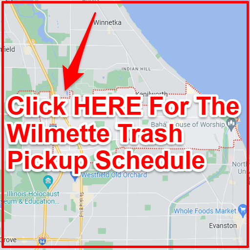 Wilmette Trash Collection Map