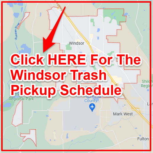 Windsor Trash Collection Map