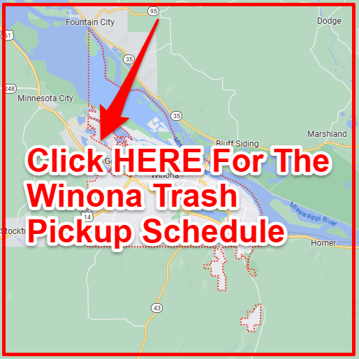 Winona Trash Collection Map