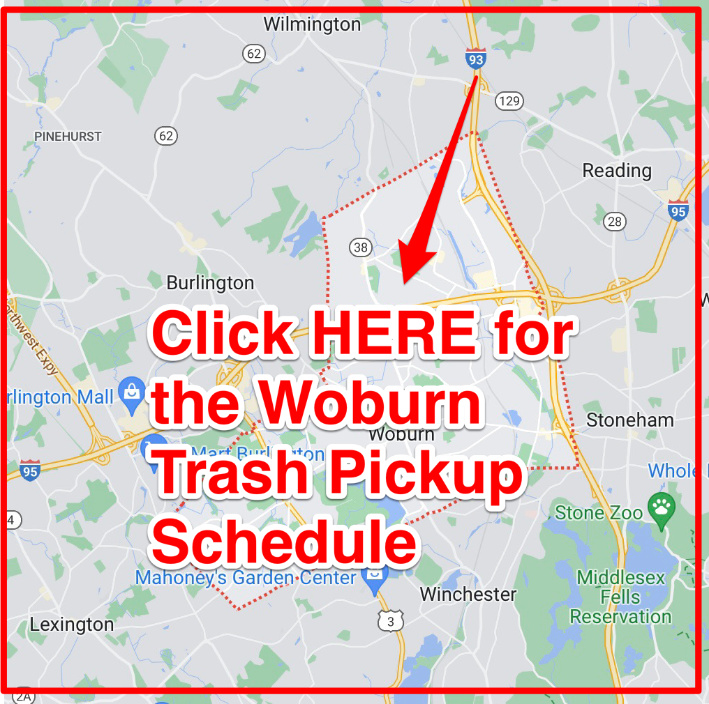 Woburn Trash Pickup Schedule
