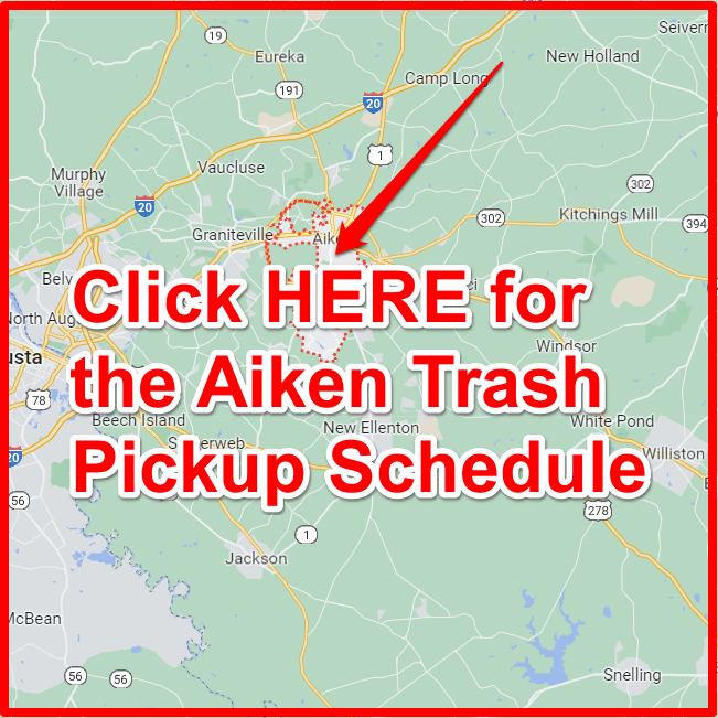 Aiken Trash Pickup Schedule