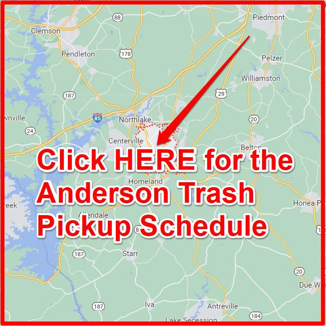 Anderson Trash Pickup Schedule