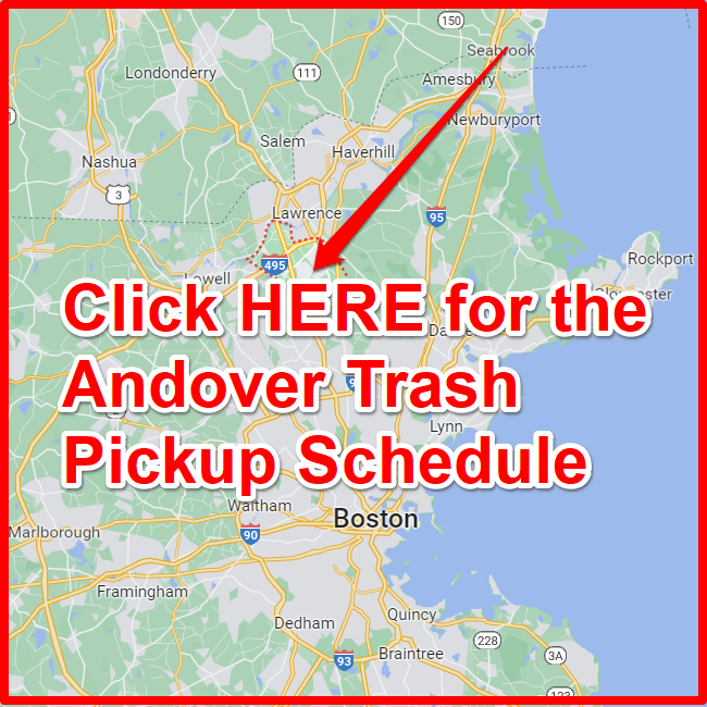 Andover MA Trash Schedule 2023 (Bulk Pickup, Holidays, Map)