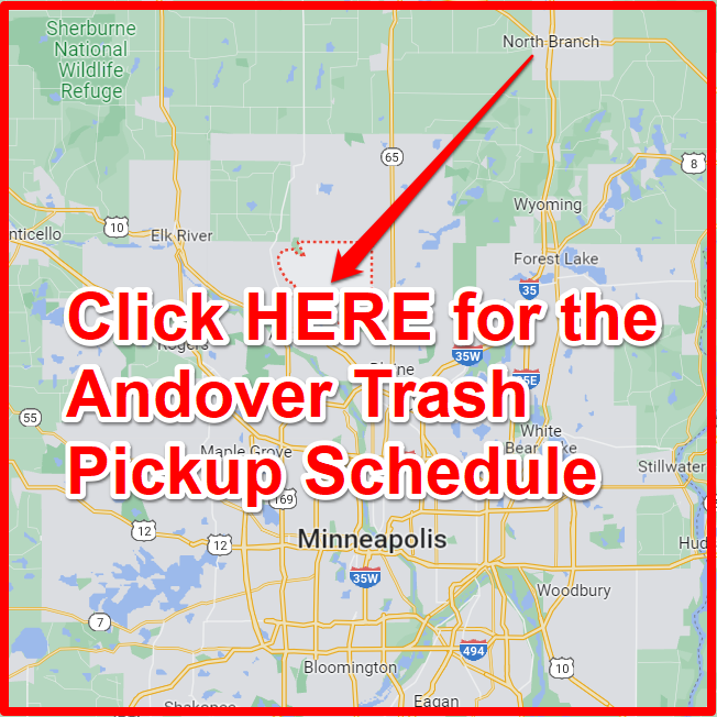 Andover MN Trash Pickup Schedule