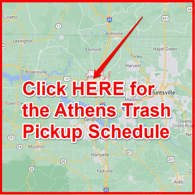 Athens Trash Pickup Schedule