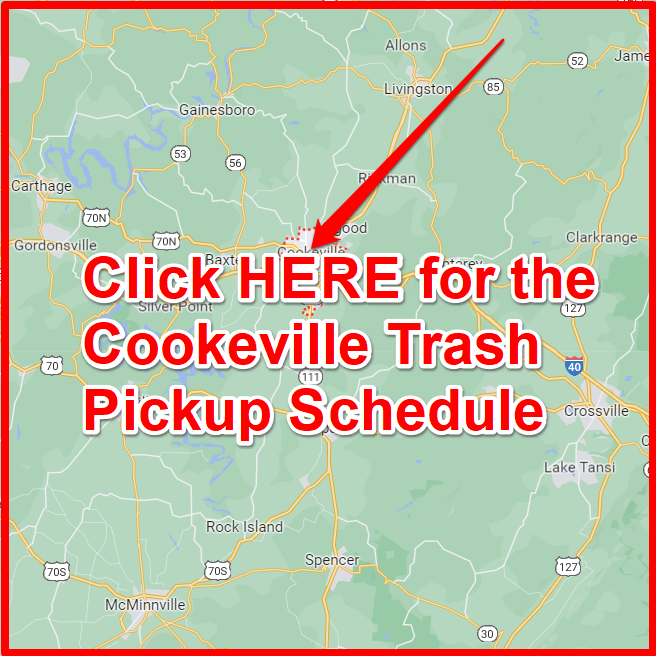 Cookeville Trash Pickup Schedule