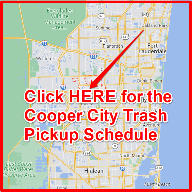 Cooper City Trash Pickup Schedule