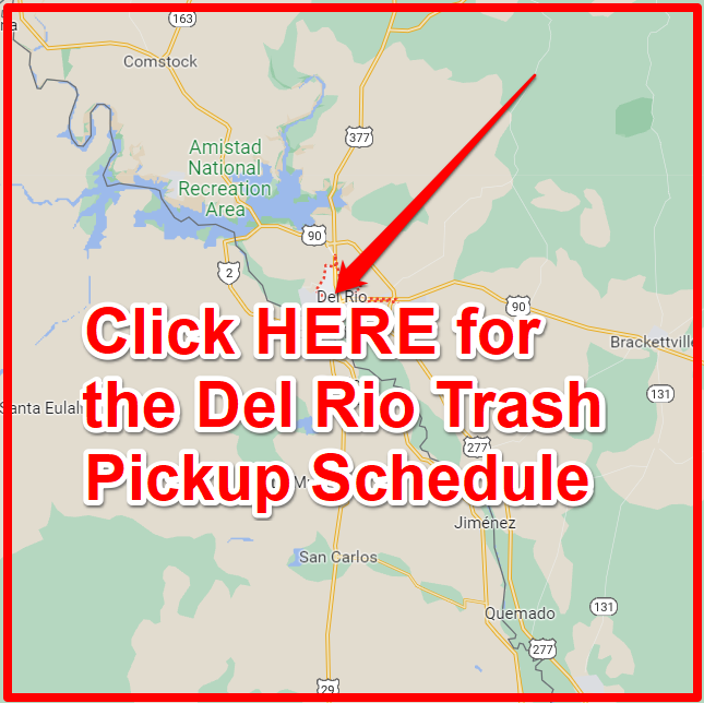 Del Rio Trash Pickup Schedule