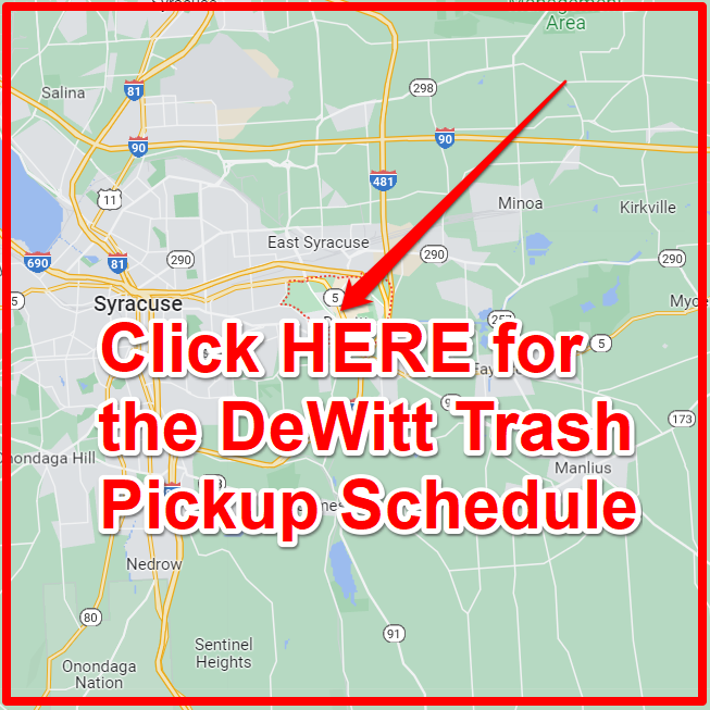 DeWitt Trash Pickup Schedule
