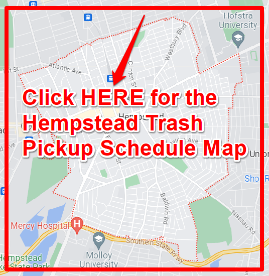 Hempstead Trash Pickup Schedule Map