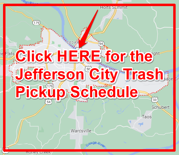 Jefferson City Trash Pickup Schedule Map