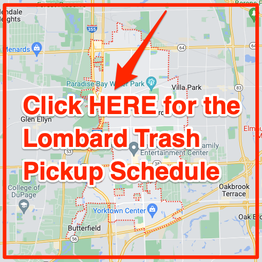 Lombard Trash Pickup Schedule Map