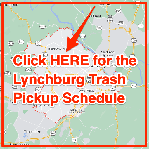 Lynchburg Trash Pickup Schedule Map