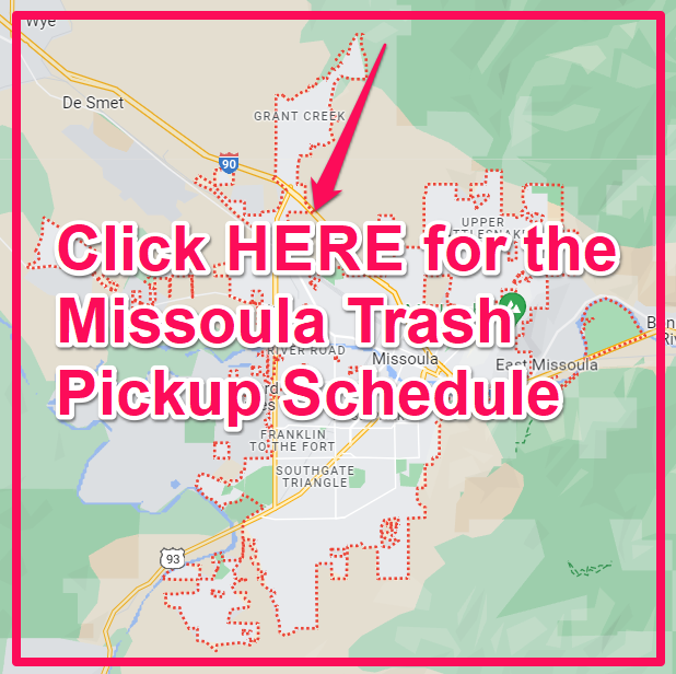 Missoula Trash Pickup Schedule Map