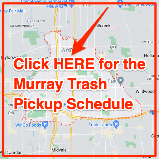 Murray Trash Pickup Schedule Map