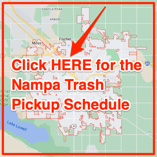 Nampa Trash Pikcup Schedule