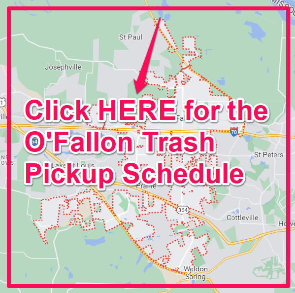 O'Fallon Trash Pickup Schedule Map