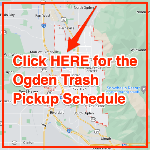 Ogden Trash Pickup Schedule Map