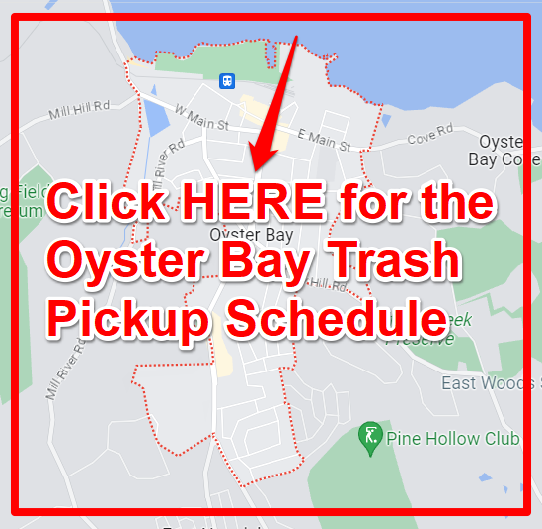 Oyster Bay Trash Pickup Schedule Map