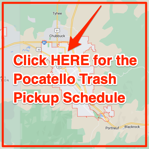 Pocatello Trash Pickup Schedule Map