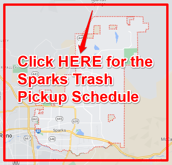 Sparks Trash Pickup Schedule Map