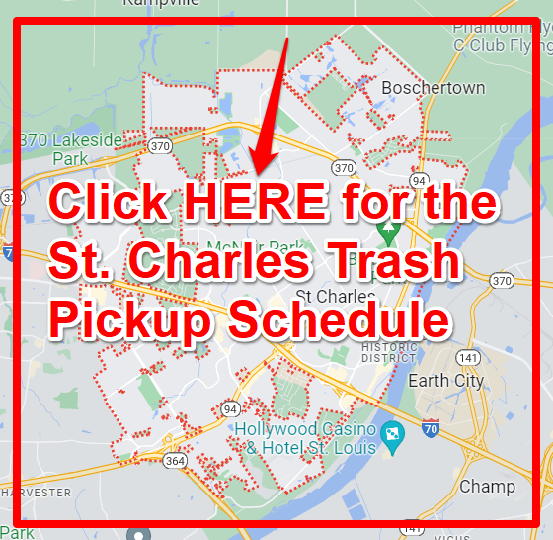 St Charles MO Trash Schedule 2023 Bulk Pickup Holidays Map 