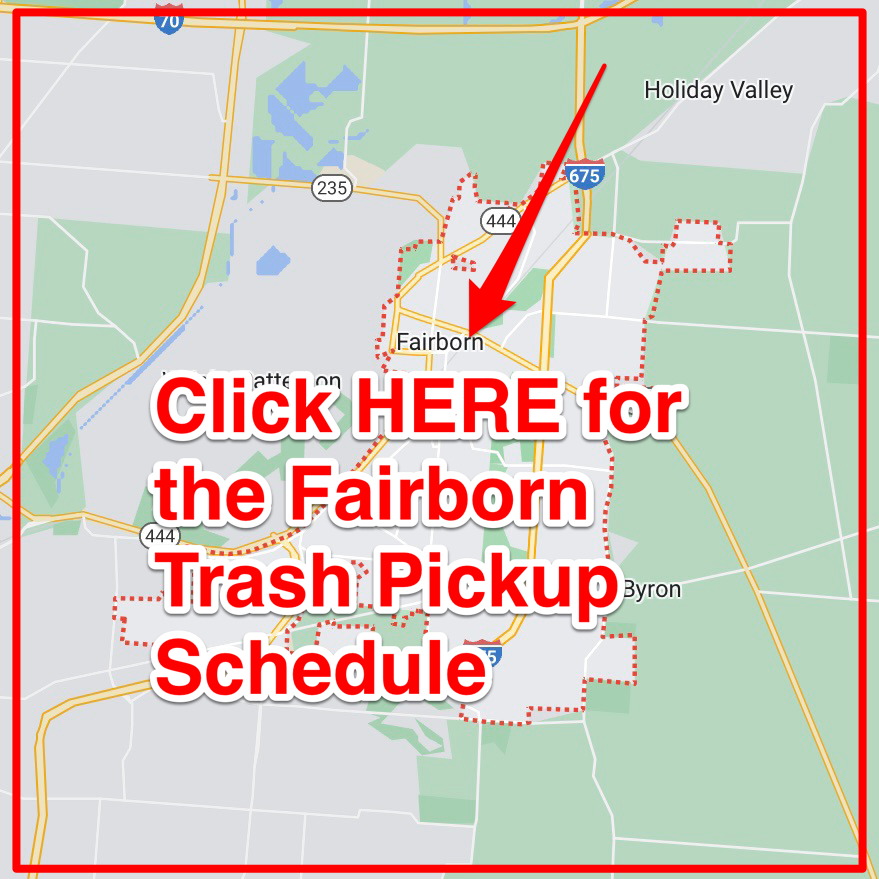 Fairborn Trash Pickup Schedule