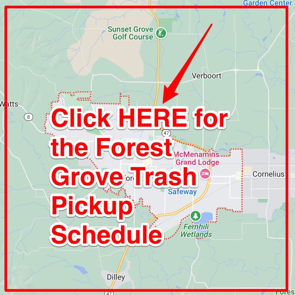 Forest Grove Trash Pickup Schedule