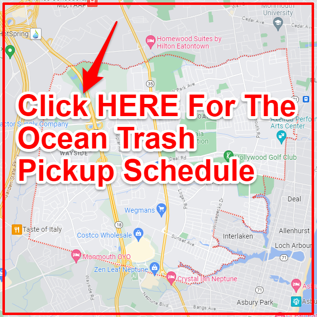 Ocean Trash Schedule 2024 (Bulk Pickup, Holidays, Map)