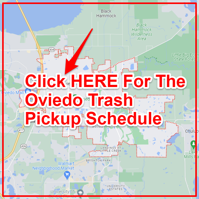 Oviedo Trash Collection Map