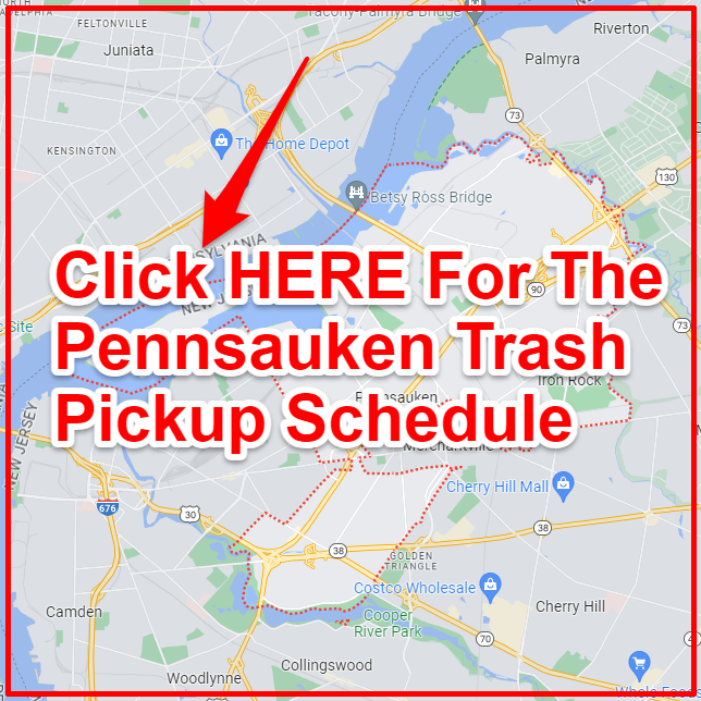 Pennsauken Trash Collection Map