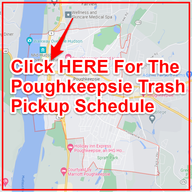 Poughkeepsie NY Trash Collection Map