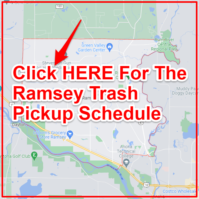 Ramsey Trash Collection Map