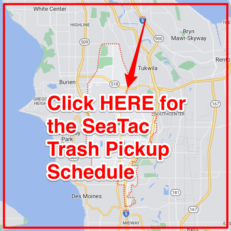 SeaTac Trash Schedule 2024 (Bulk Pickup, Holidays, Map)