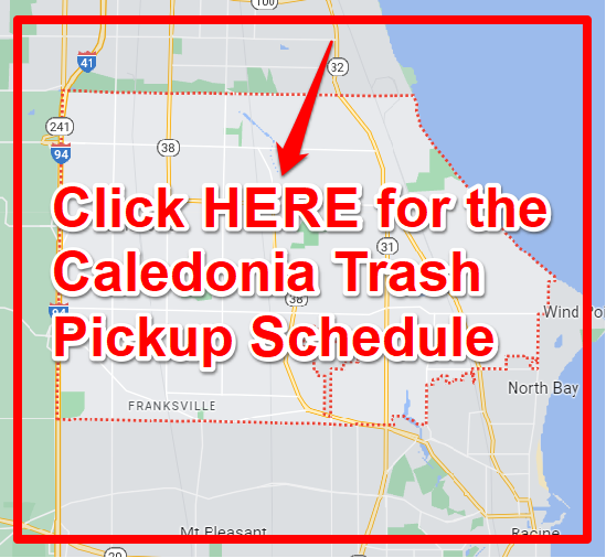 Caledonia Trash Pickup Schedule Map