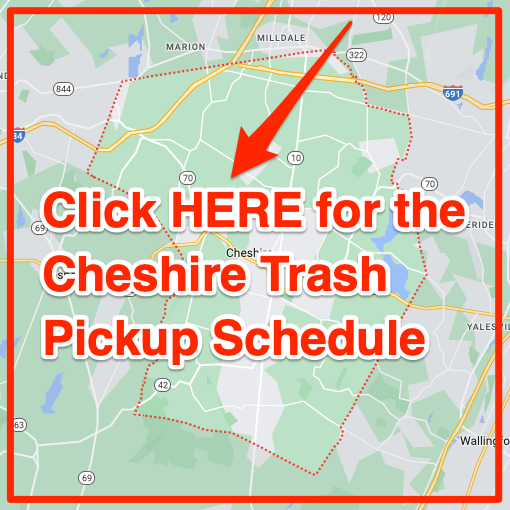 Cheshire Trash Pickup Schedule Map