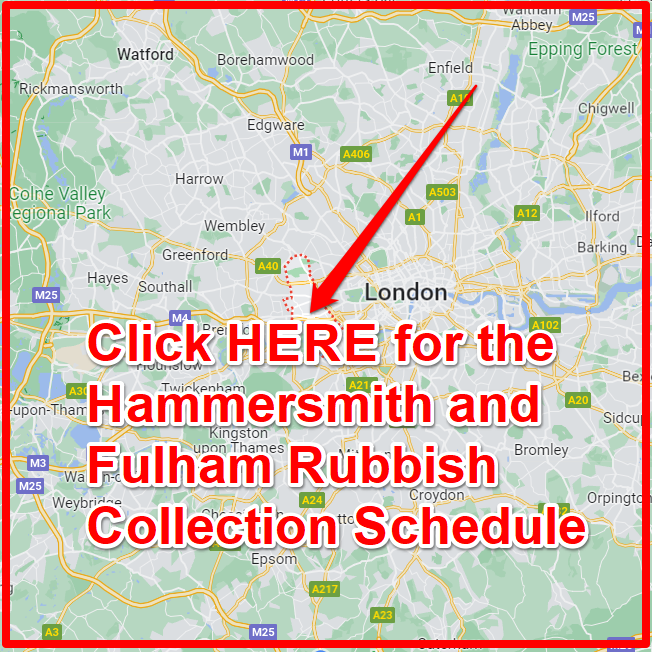 Hammersmith and Fulham Rubbish Collection Schedule