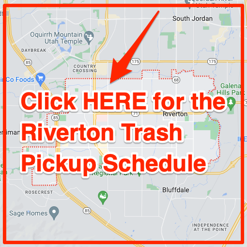 Riverton Trash Pickup Schedule Map
