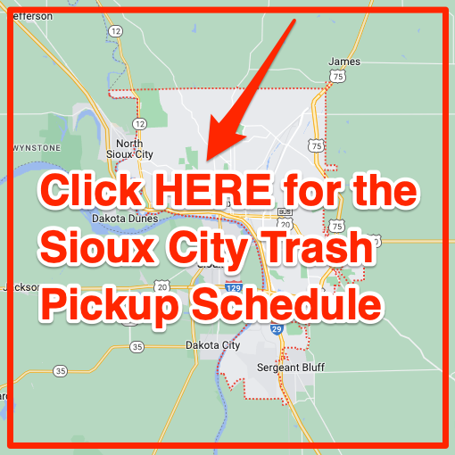Sioux City Trash Pickup Schedule Map