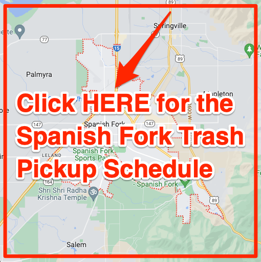 Spanish Fork Trash Pickup Schedule Map
